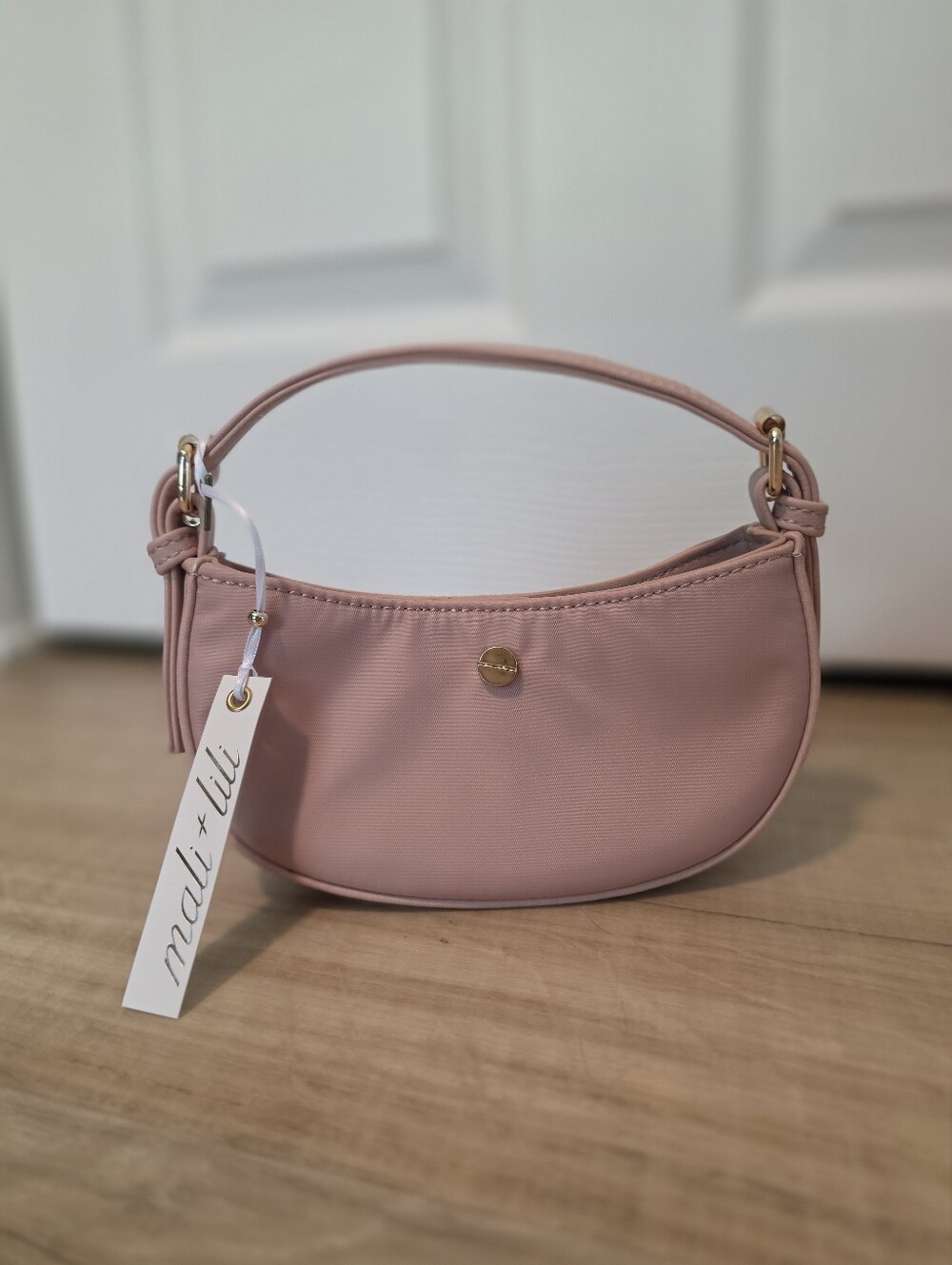 Mali & Lili Kaia Nylon Mini Pink Handbag